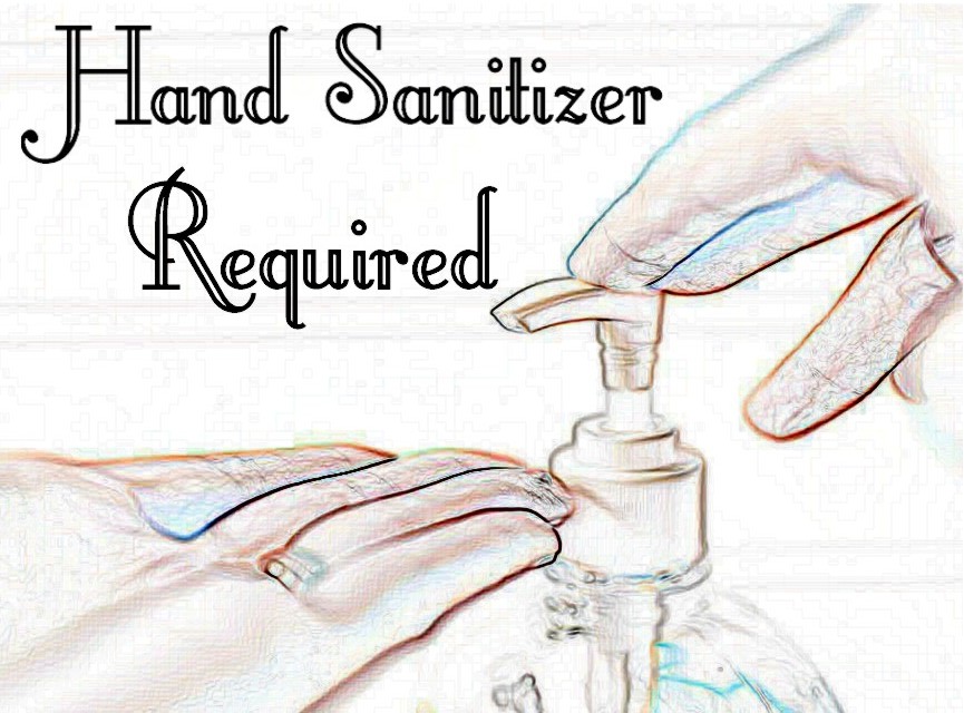 Hand Sanitizer Required