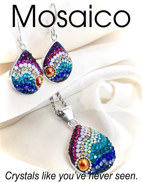 Mosaico Sterling Silver and Crystal Jewelry