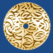 Bronze Bead Cap - Decorative