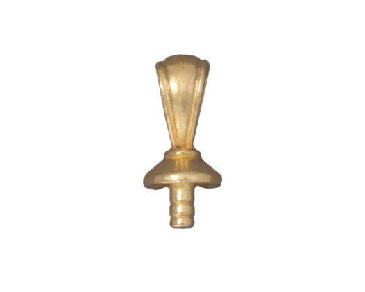 Gold Plated Large Hole Glue In Nouveau Bail 8mm